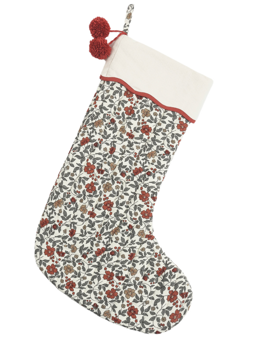 Christmas Stocking | Holiday Floral