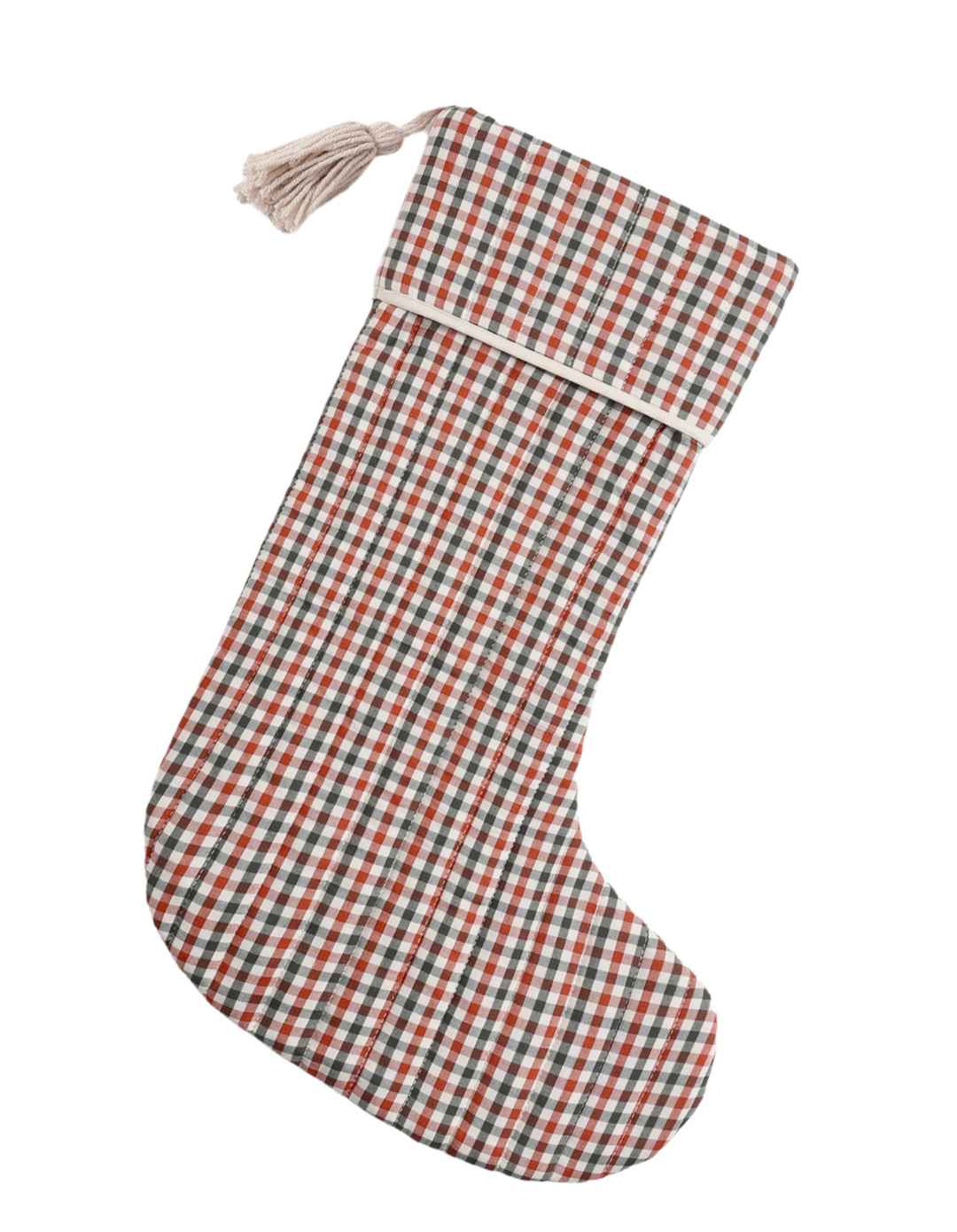 Christmas Stocking | Holiday Gingham