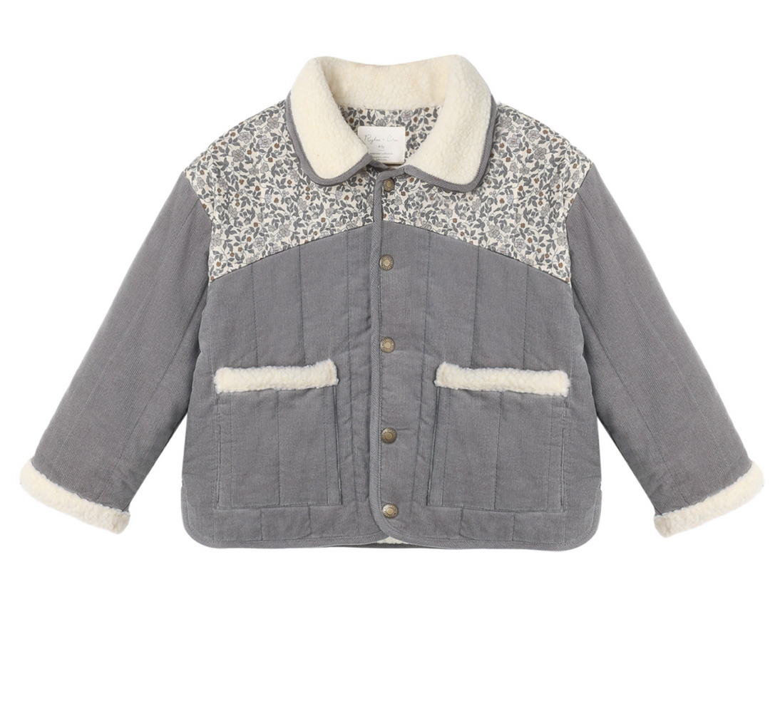 Lily Coat | Slate Floral