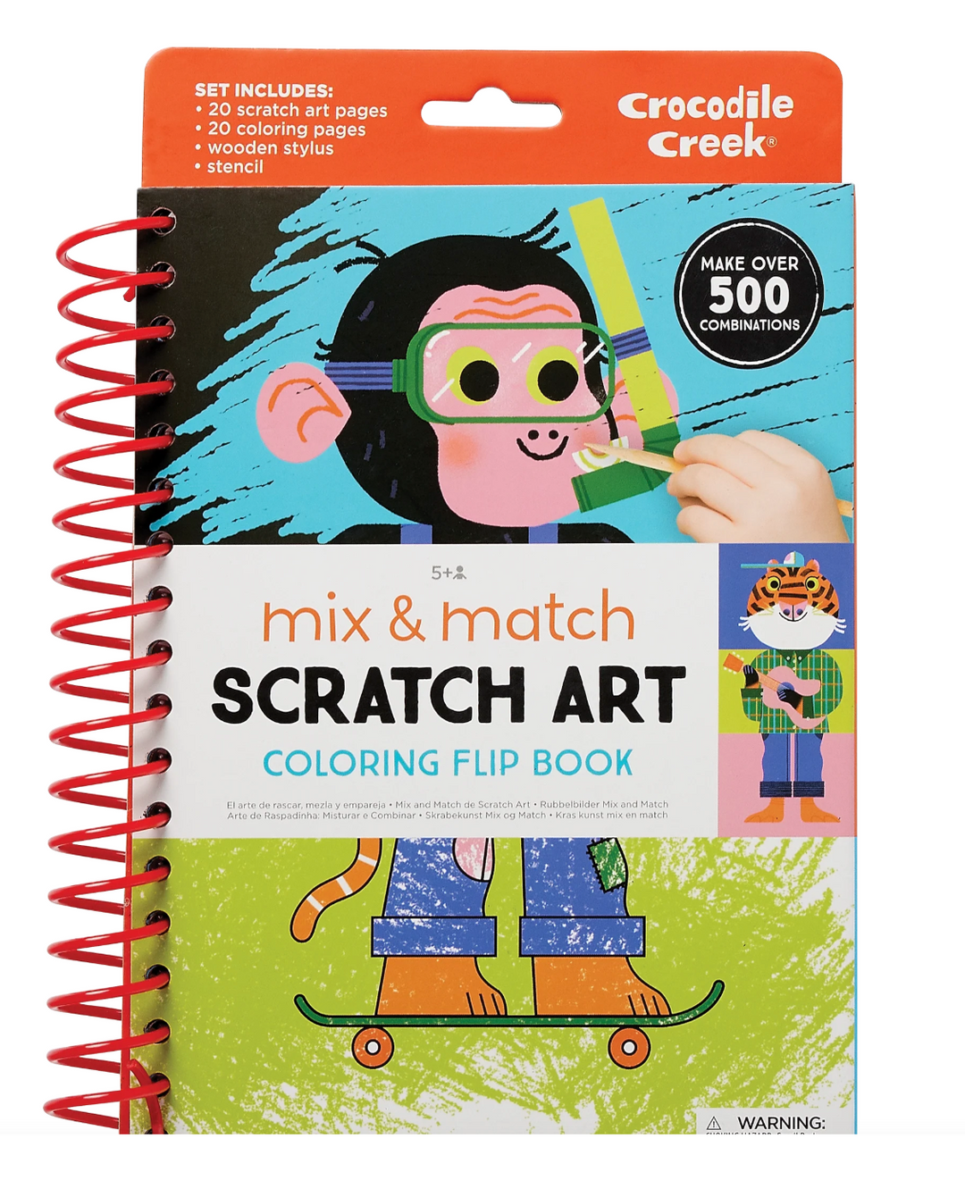 Scratch Art Flip Book | Animals