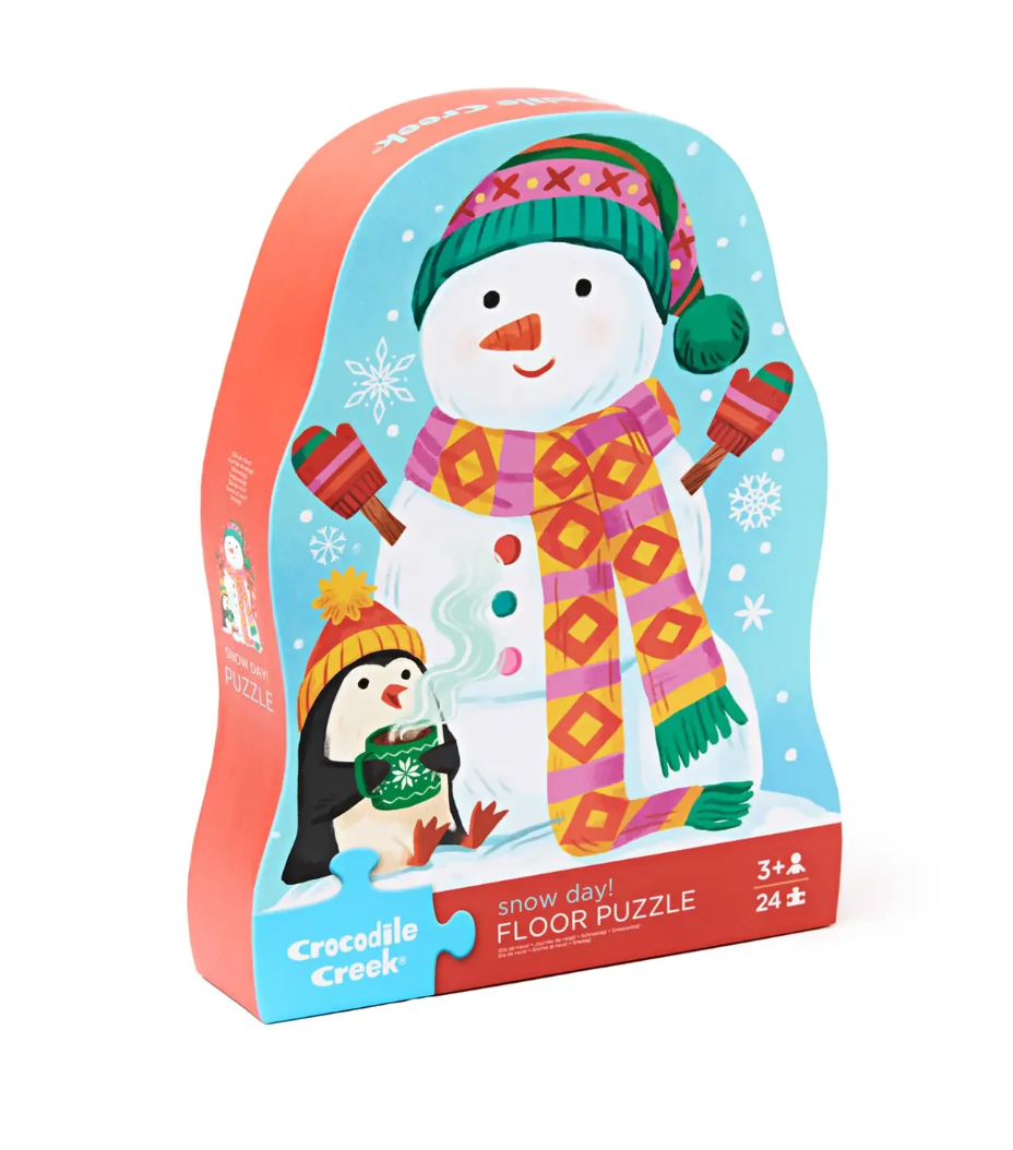 24 Pc. Shape Box Puzzle | Snow Day