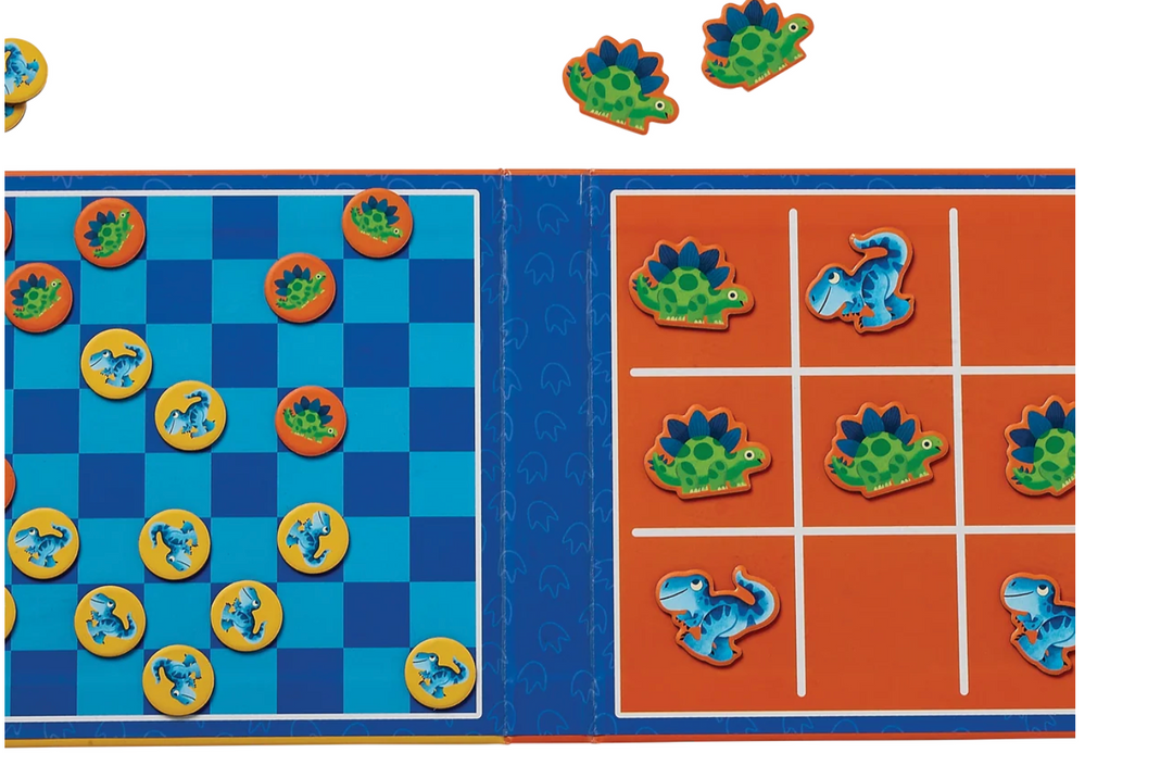 Magnetic Games Tic Tac Toe/Checkers | Dino