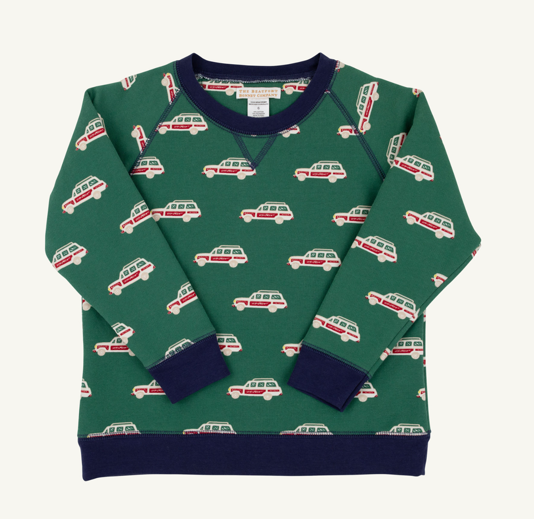 Smitty Sweatshirt | Windsor Wagon (Grier Green/Nantucket Navy)