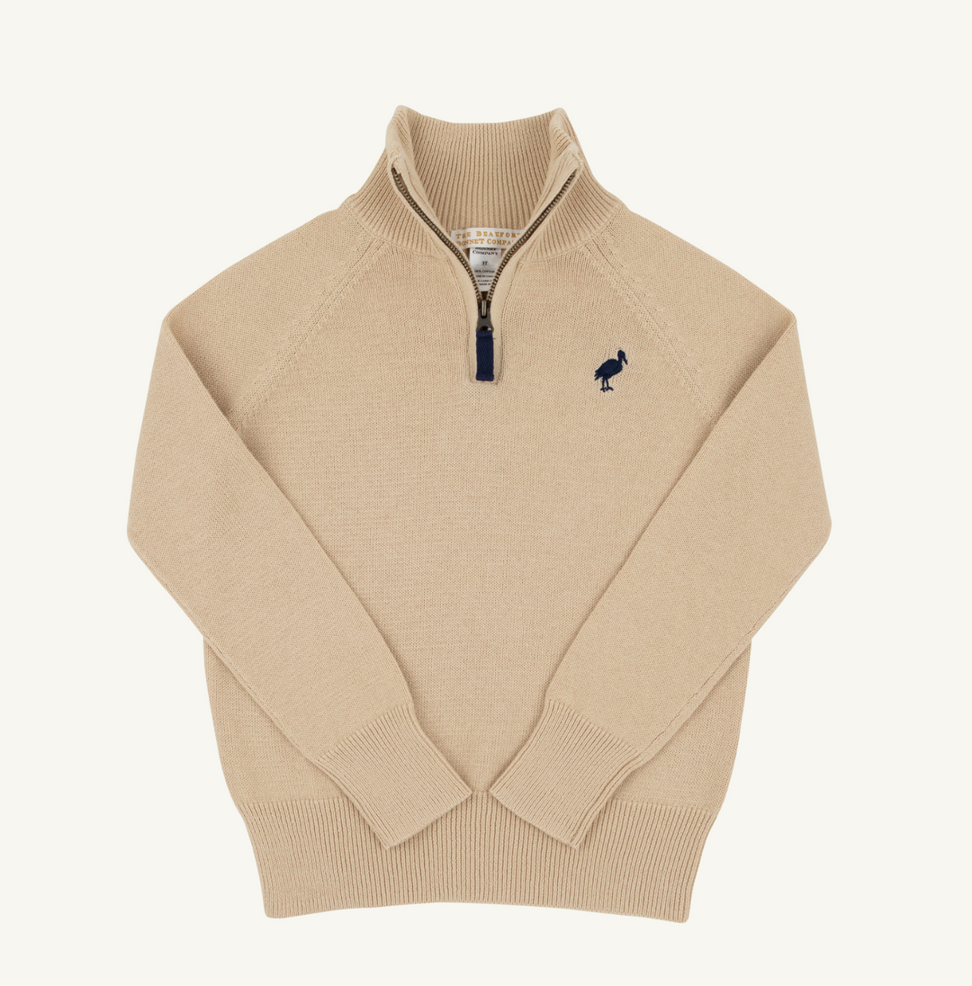 Hayden Half-Zip Sweater | Keaneland Khaki