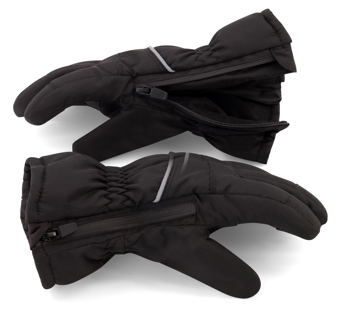 Zip Winter &amp; Ski Glove | Black