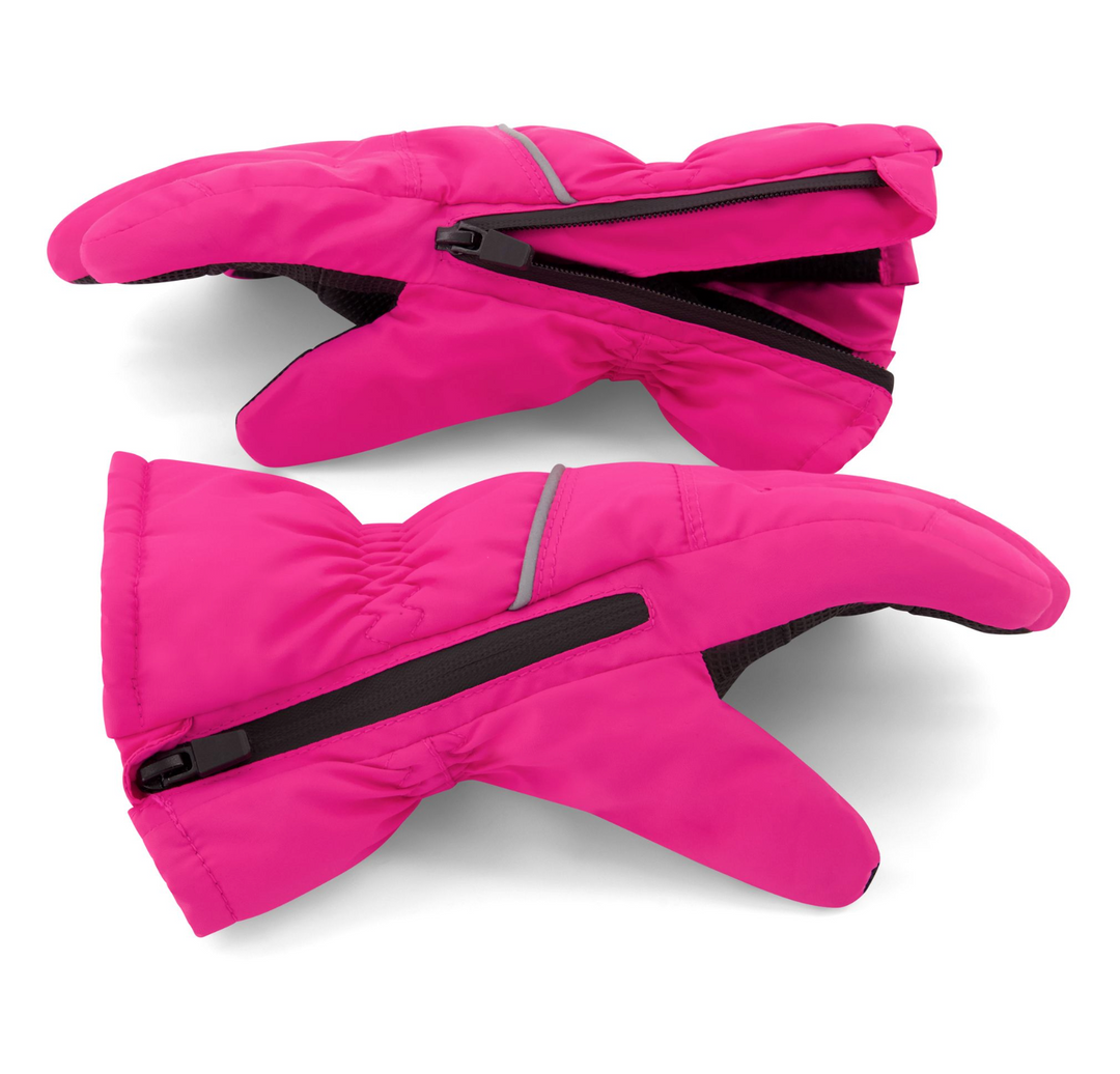 Zip Winter &amp; Ski Glove | Hot Pink