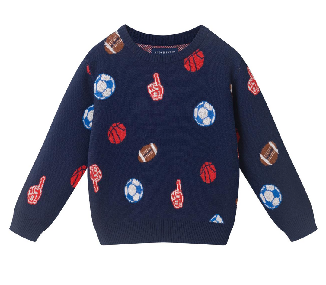 Navy Sport Sweater