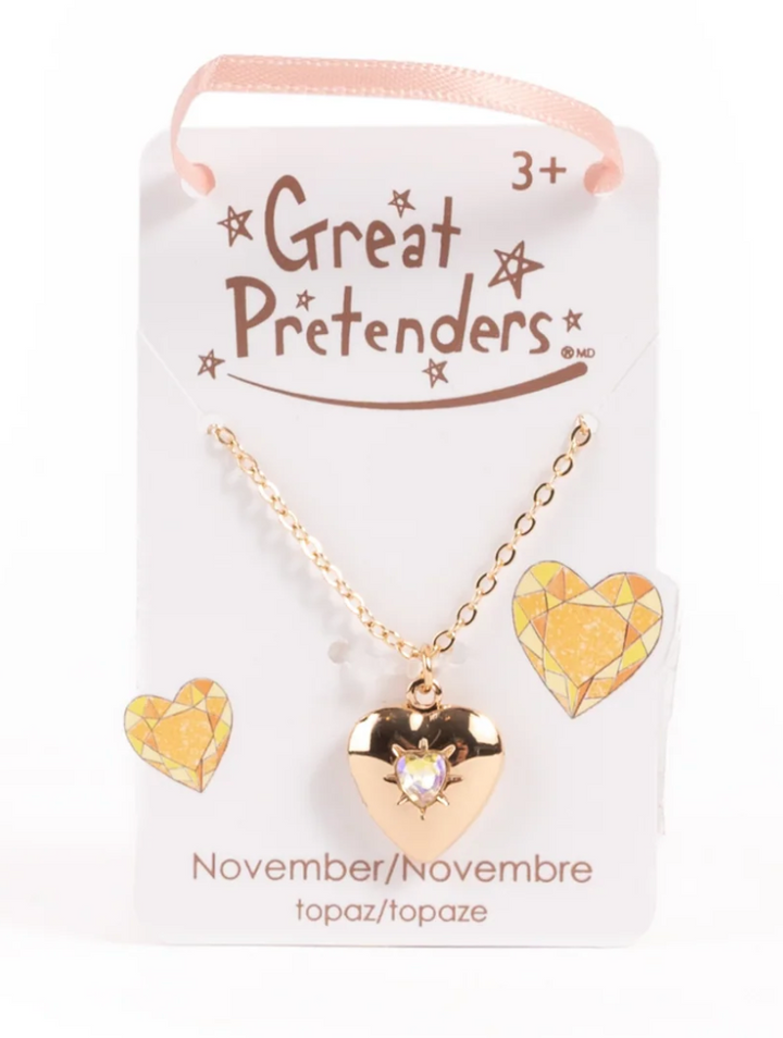 Birthstone Heart Locket
