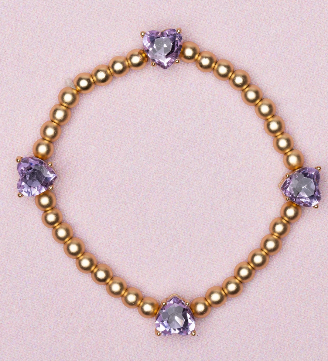 Boutique Chic Amethyst Love Bracelet