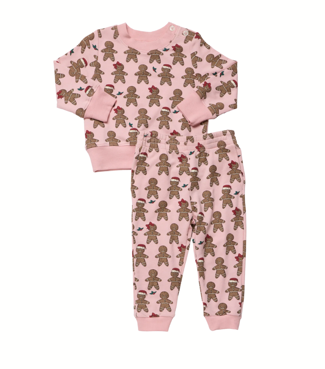 Baby Jax Jogger Set | Gingerbread Cookie