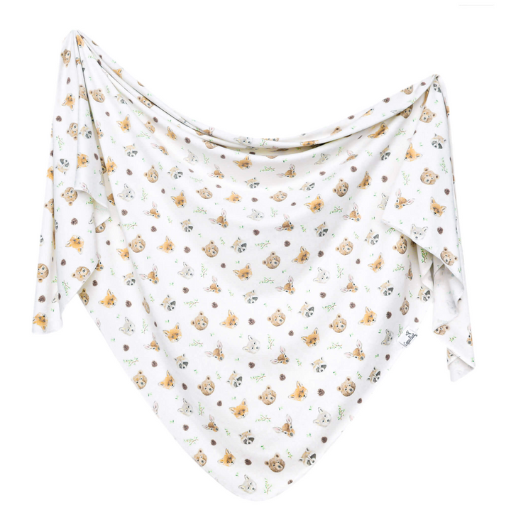 Copper Pearl Knit Swaddle Blanket