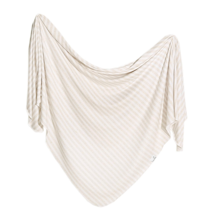 Copper Pearl Knit Swaddle Blanket