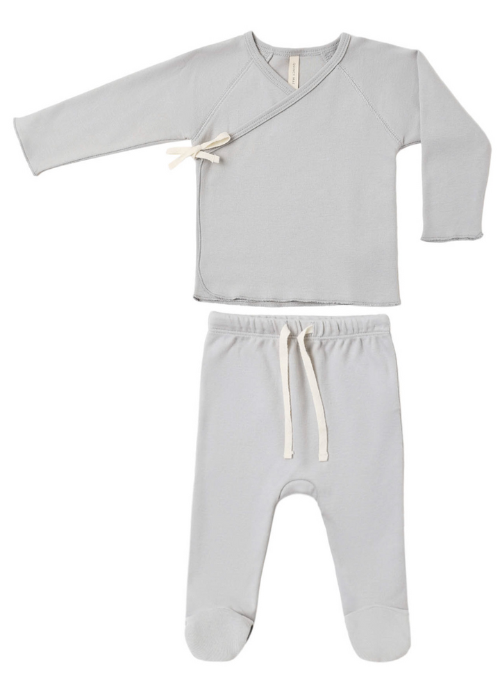 Wrap Top and Pant Set | Cloud