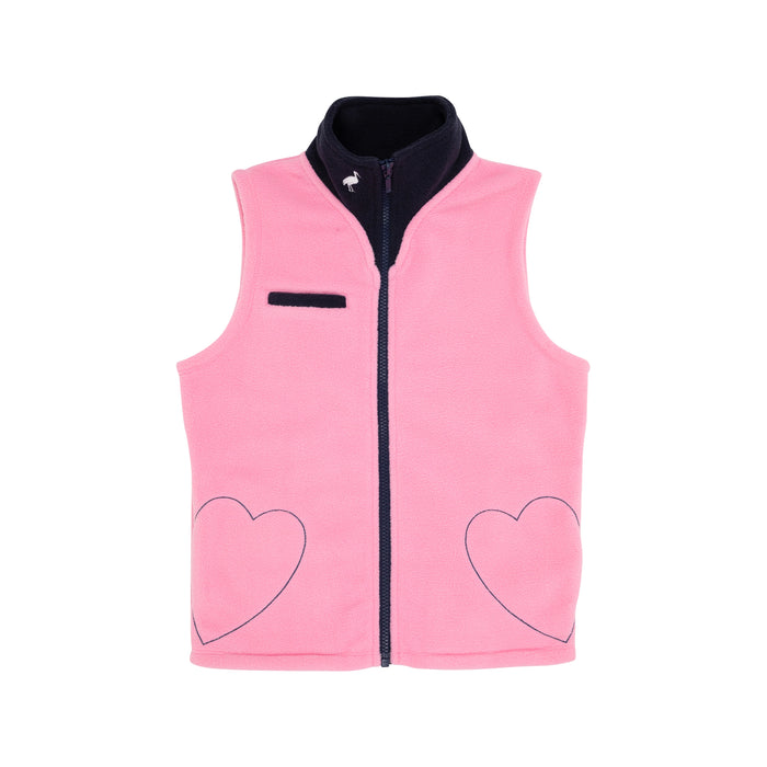 Van Camp Vest | Hamptons Hot Pink with Nantucket Navy