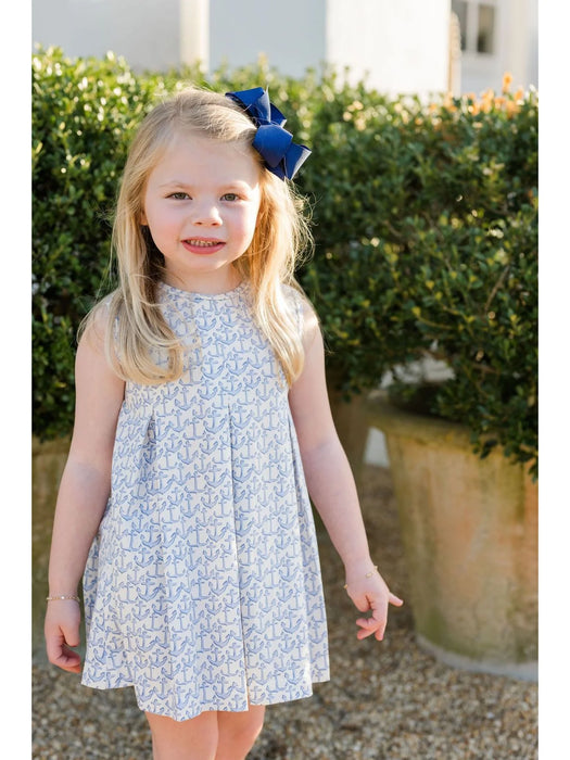Penny Pleat Dress | Anchors Knit