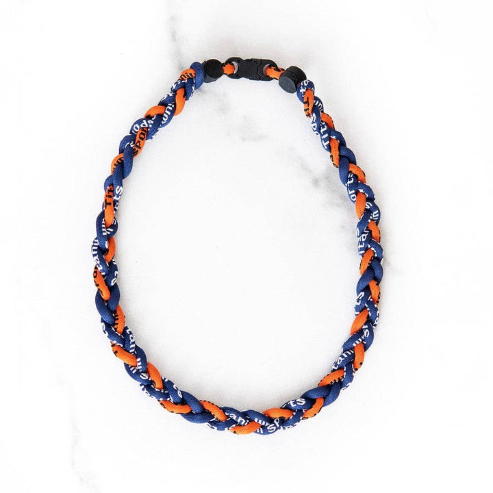 Navy + Orange Sport Necklace