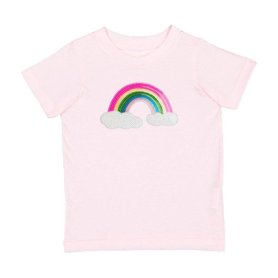 Ballet Rainbow Sequin Patch T-Shirt