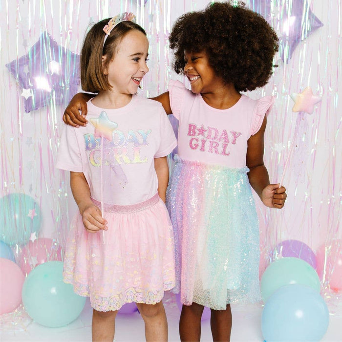 Pastel Rainbow BDay Patch  T-Shirt