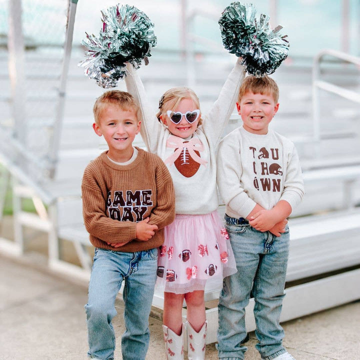 Coquette Football Sequin Tutu