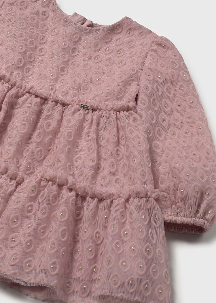 2907 | Blush Tulle Dress