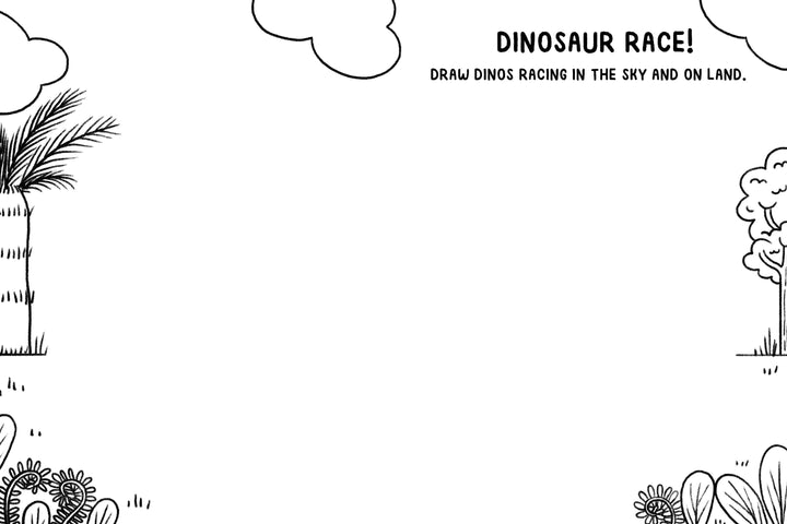 Mini Doodles | Let's Draw Dinosaurs