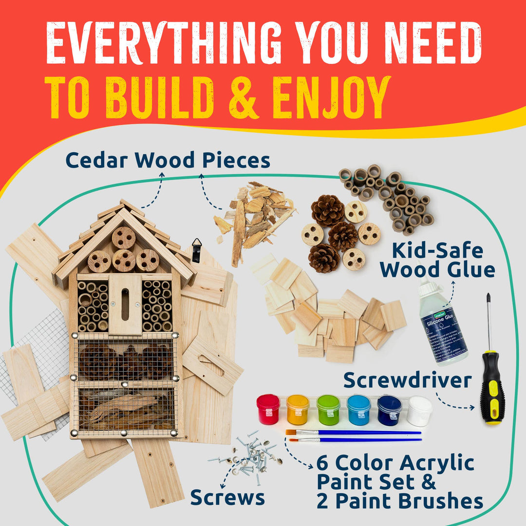 Bug Hotel Butterfly House Woodwork Kit