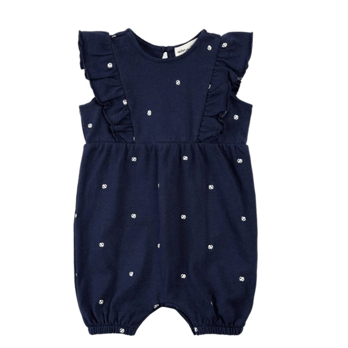 Tennis Ruffle Sleeve Romper