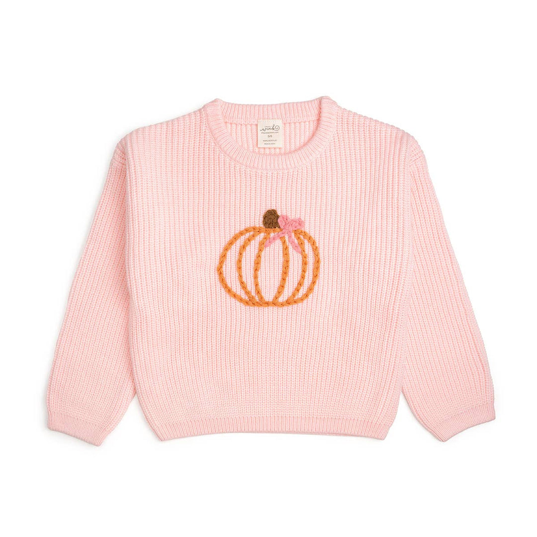 Coquette Pumpkin Knit Sweater