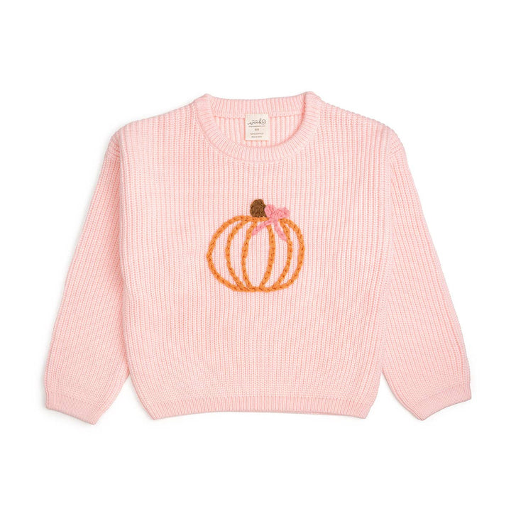 Coquette Pumpkin Knit Sweater