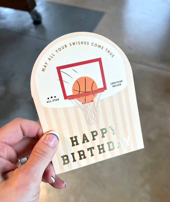 Baller Birthday Arch Card