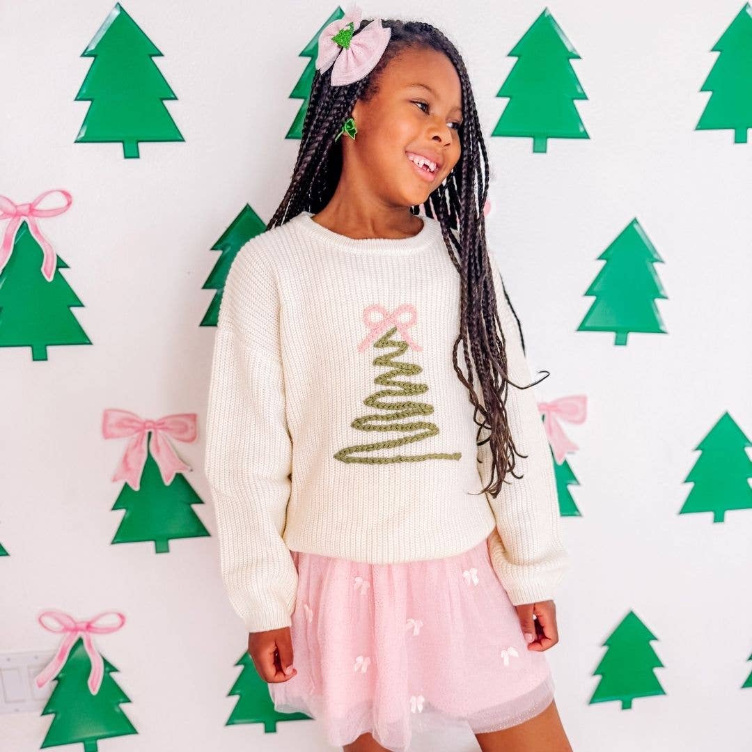 Coquette Christmas Tree Sweater
