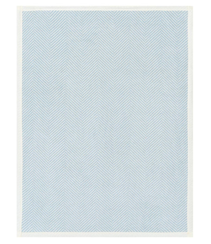 Harborview Herringbone Sky Mini Blanket: Mini