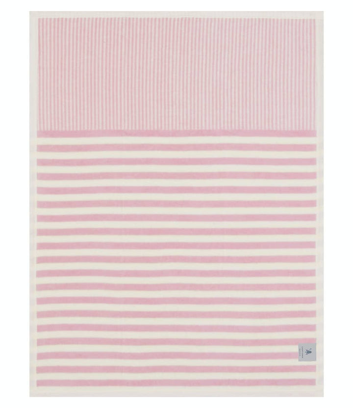 Sweet Pea Pink Stripe Mini Blanket