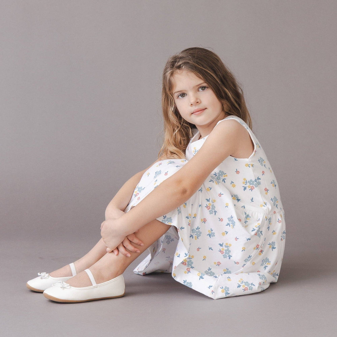 Organic Knit Tank Dress | Sunlit Multi Floral