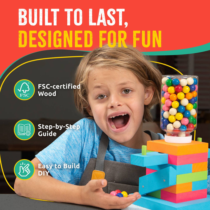 Candy Dispenser DIY Woodwork Kit