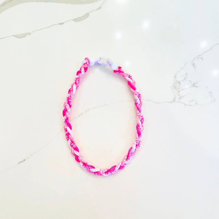 Hot Pink + Light Pink Sport Necklace