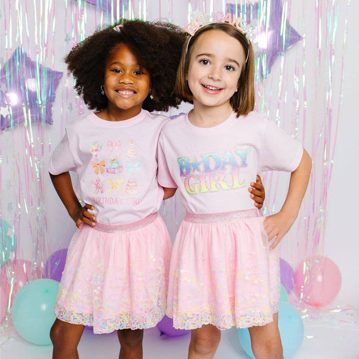 Pastel Rainbow BDay Patch  T-Shirt