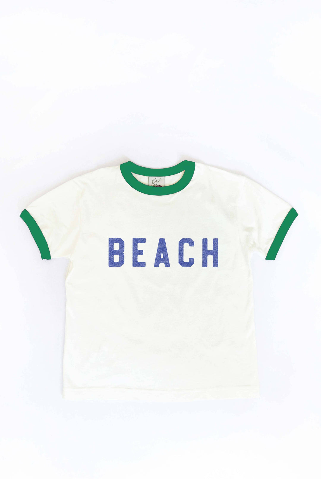 Green Trim BEACH TShirt