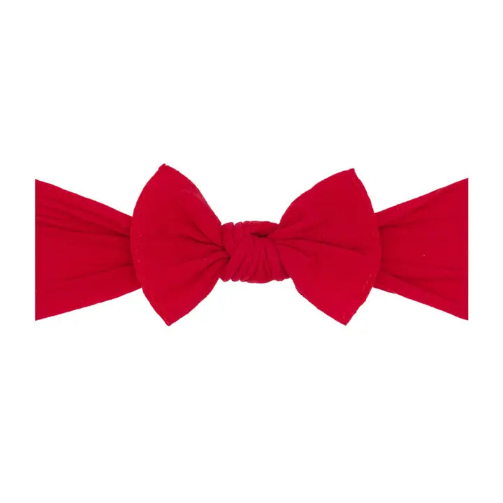 Itty Bitty Knot Bow | Cherry
