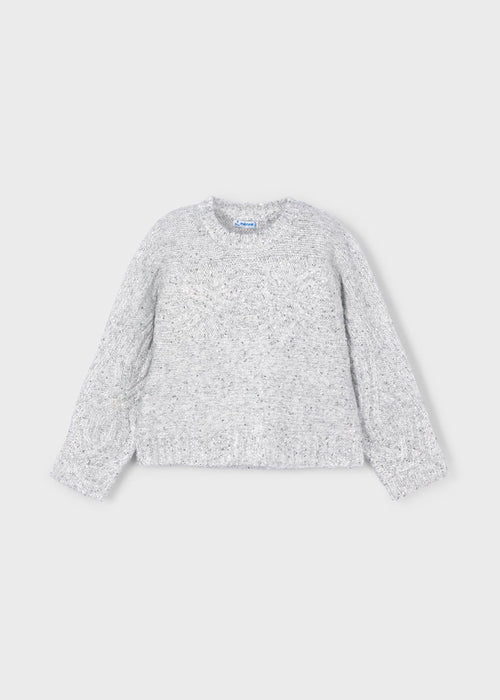 4306 | Silver Sequin Sweater