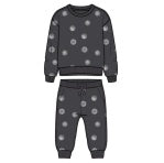 Dark Grey Basketball Sweatshirt and Pant Set
