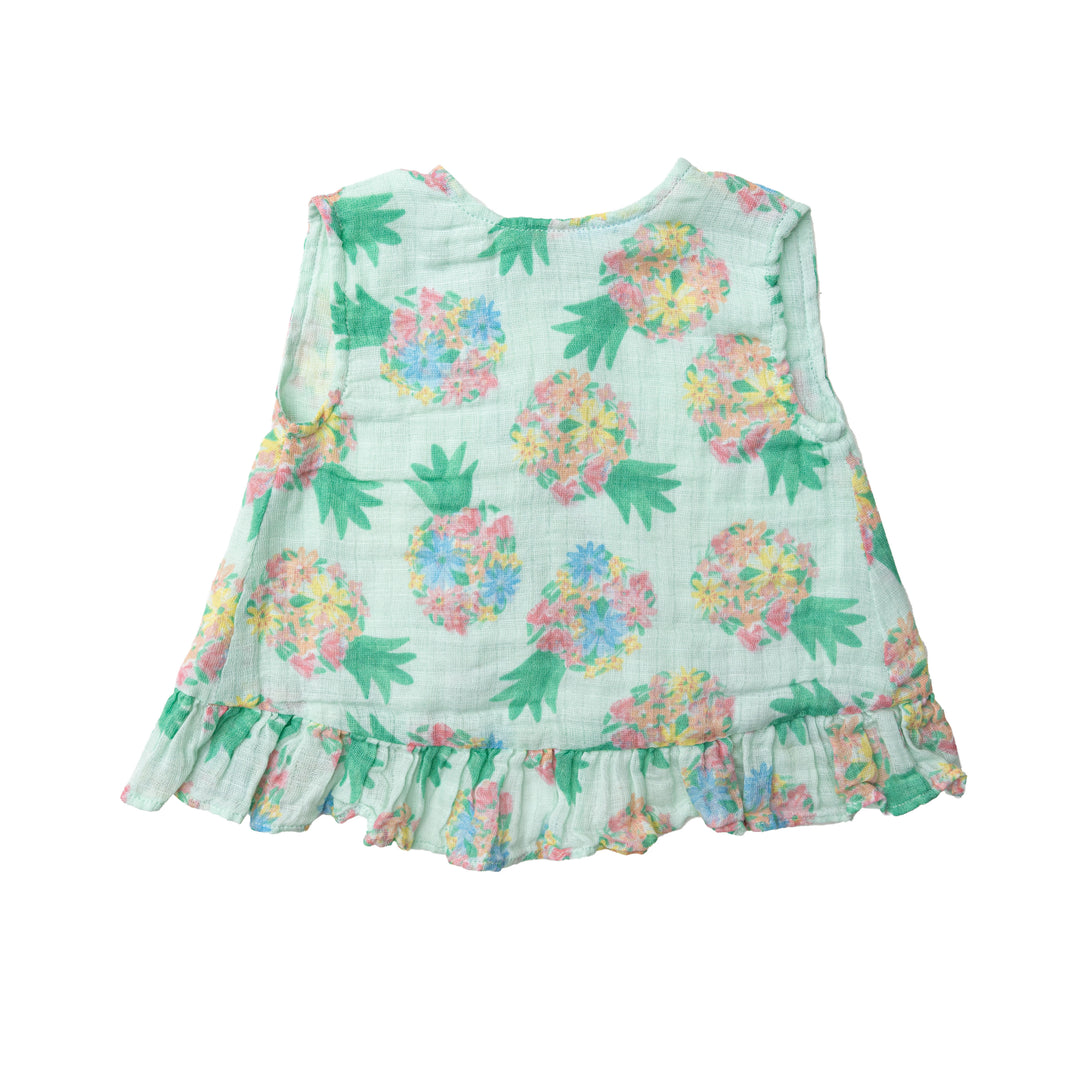 Muslin Ruffle Top &amp; Bloomers | Pretty Pineapples