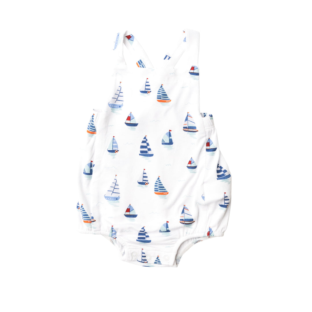 Bamboo Retro Sunsuit | Nautical Boats