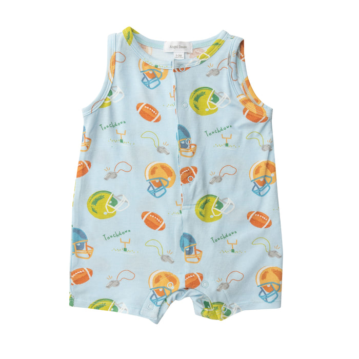 Bamboo Shortie Romper | Football