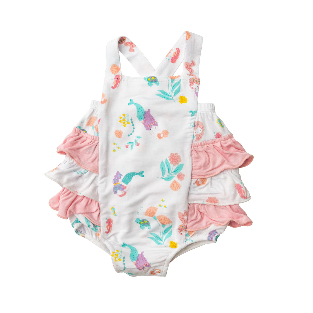 Bamboo Ruffle Sunsuit | Mermaids