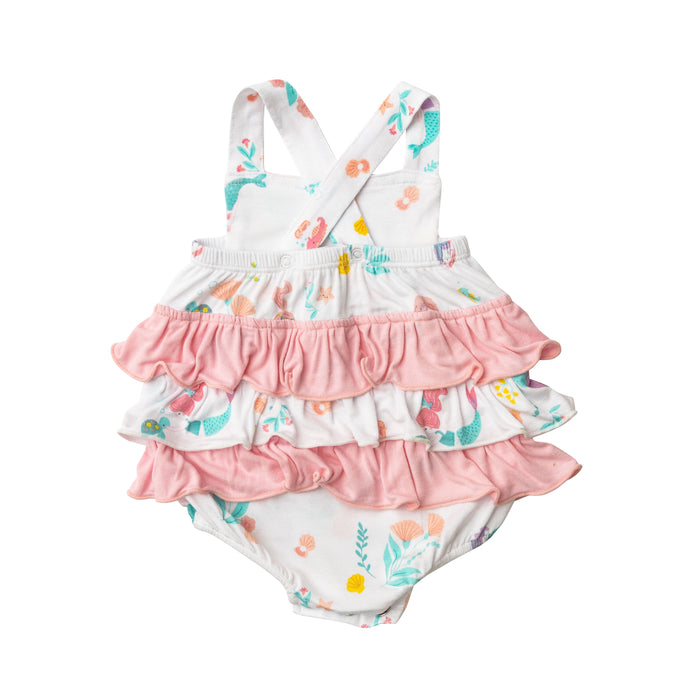 Bamboo Ruffle Sunsuit | Mermaids