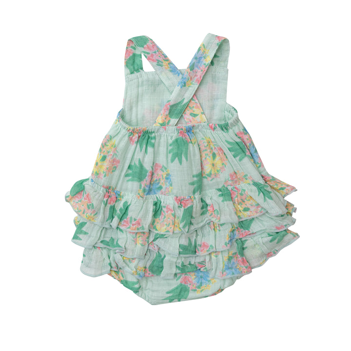 Muslin Ruffle Sunsuit | Pretty Pineapples