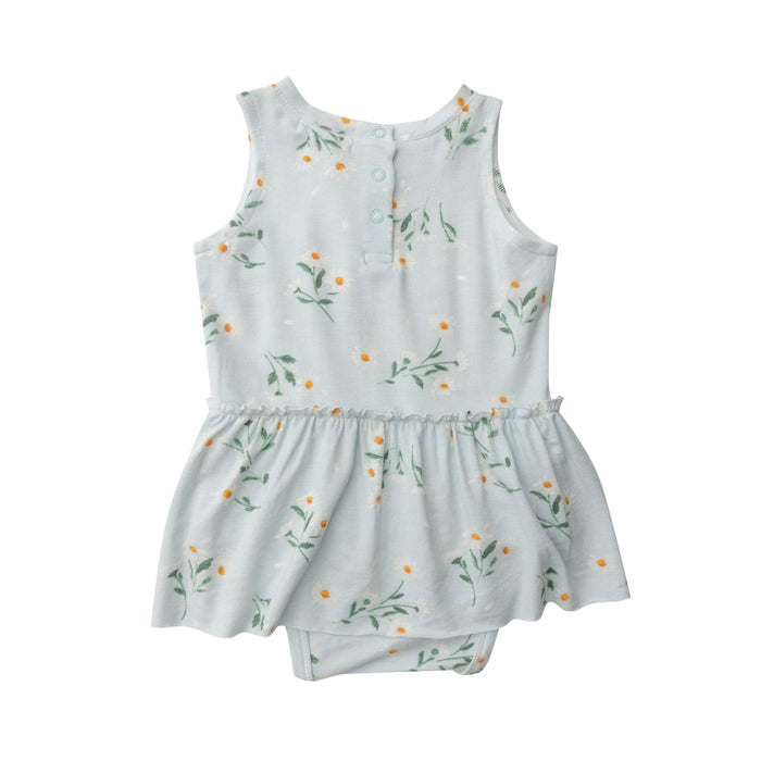 Bamboo Body Suit with Skirt | Daisies