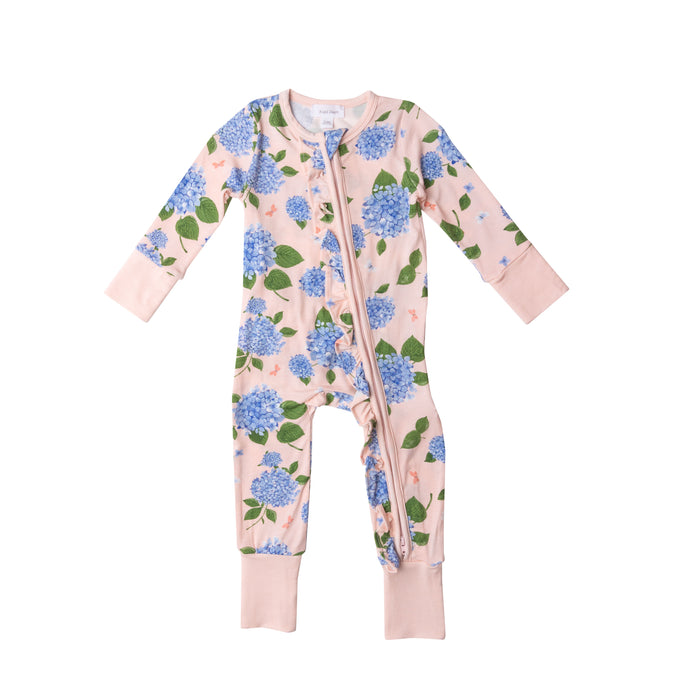 Bamboo Zipper Romper | Hydrangea