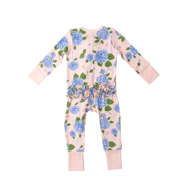 Bamboo Zipper Romper | Hydrangea